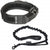 Velcro tactical collar with leash k9