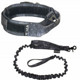 Velcro tactical collar with leash army