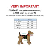 dog diapers reusable size chart