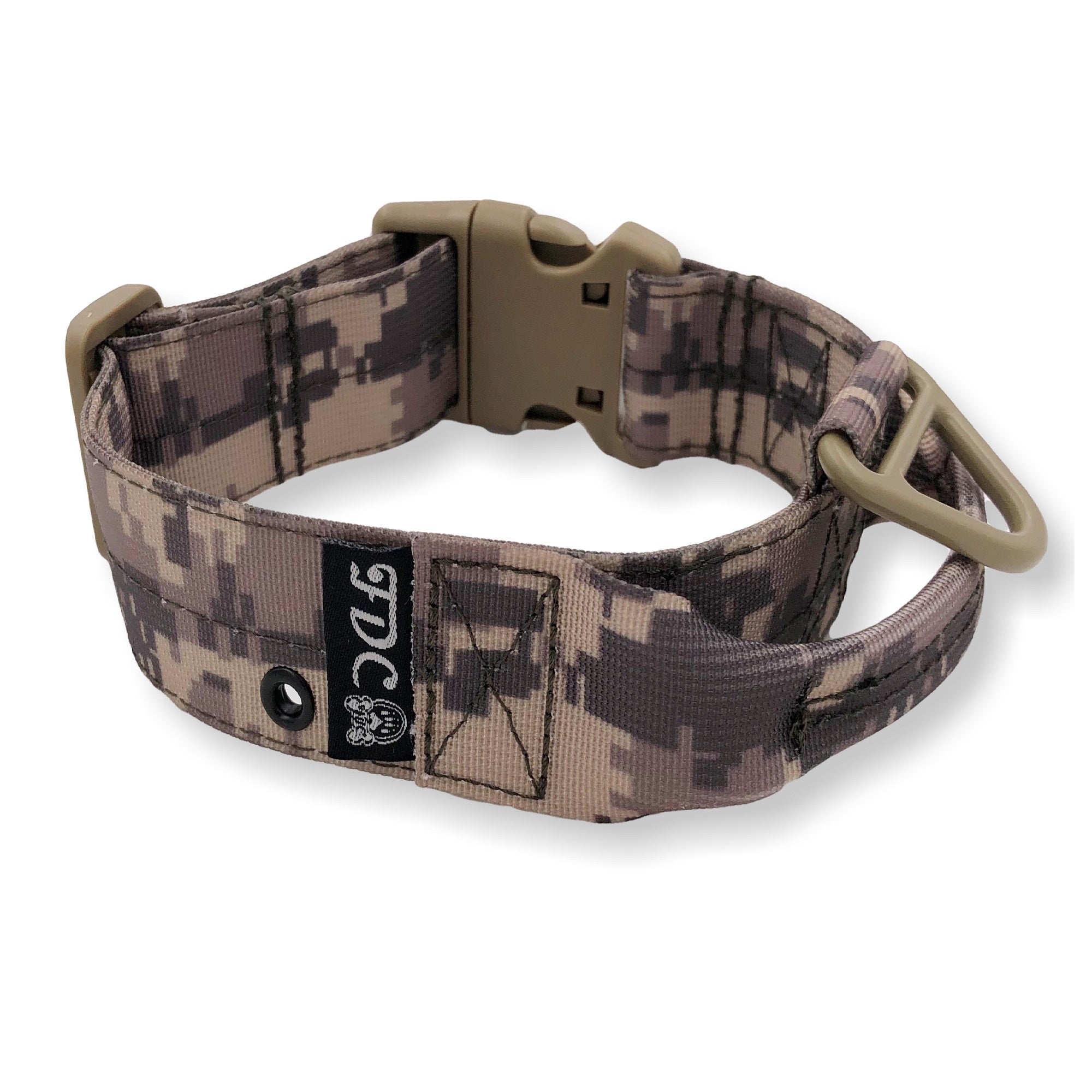 Heavy Duty 1.5" Tactical Dog Collar – Military Style Nylon With Metal Buckle & Handle – Adjustable