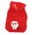 Small Pet Cat Dog Sweatshirt Jumper Skull Warm Hoodie Coat Jacket Red - FunnyDogClothes