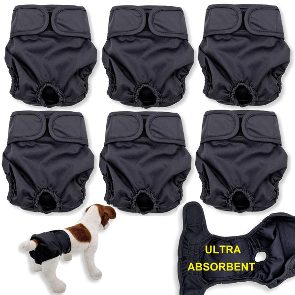 black dog diapers