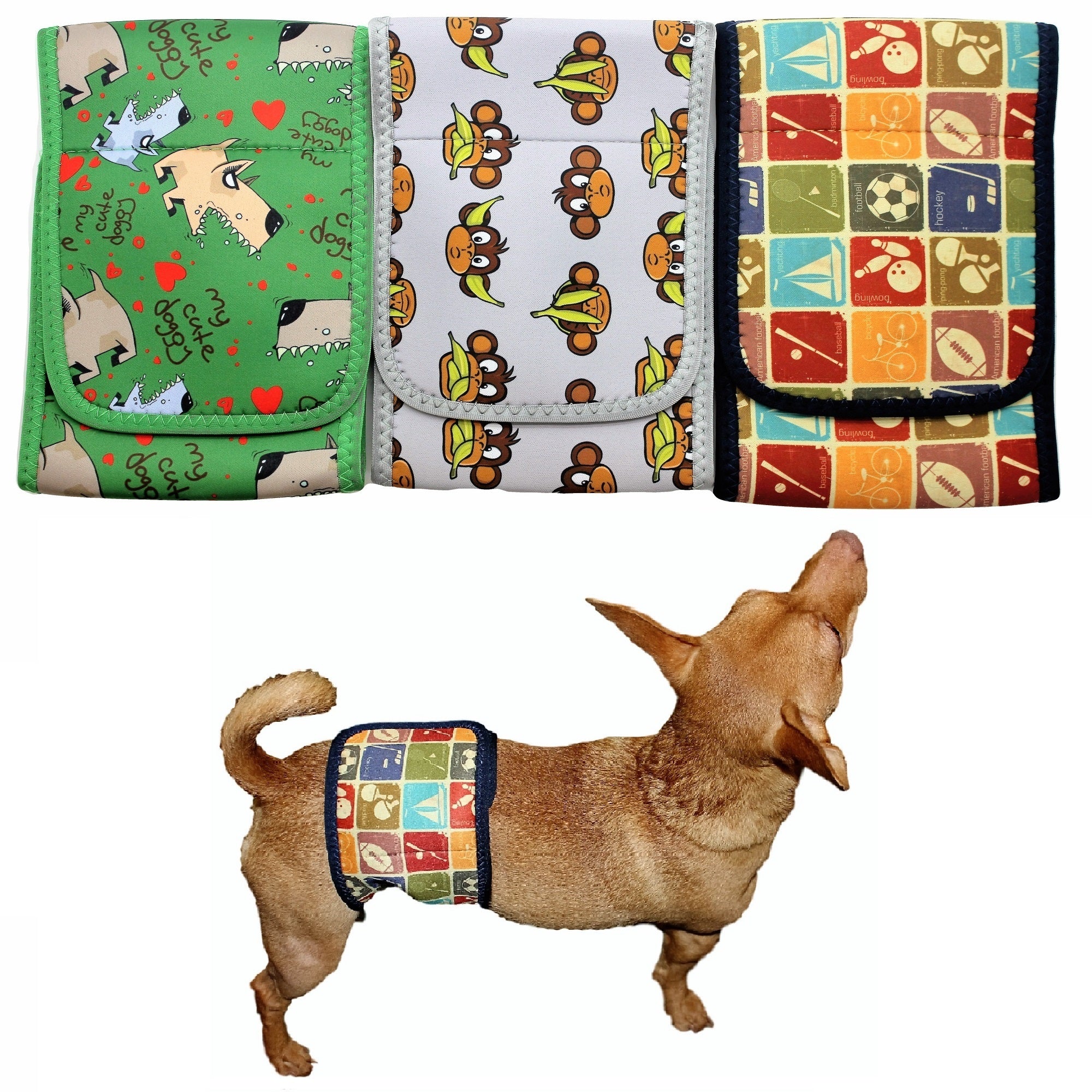 Belly band dog shop diaper