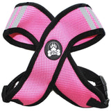 Pink Dog Harness Choke Free