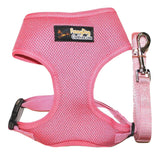 Pink Dog Harness with Leash