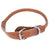 Genuine Real Leather Dog Collar with Leash 4 Ft Round Rolled Medium Large Pets - FunnyDogClothes