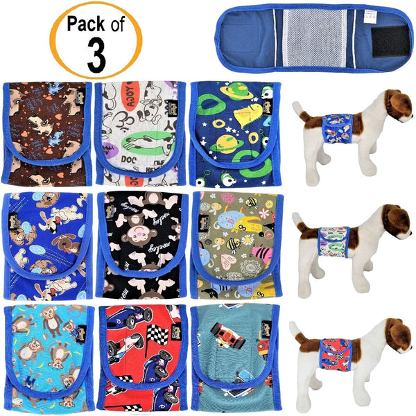 reusable belly band male dog wrap