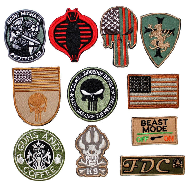 Embroidered Military Patches