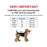 Dog  Size Chart - FunnyDogClothes