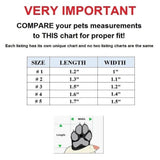 Waterproof Rain Snow Puppy Dog Shoes Boots Booties High Rubber For Small Pet Size Chart - FunnyDogClothes