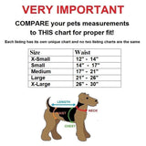 dog belly band size chart 