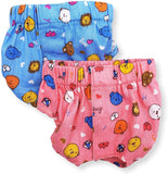 Pack of 4 Dog Female Diapers 100% Cotton Skirt and Panties For Small Pet Cat