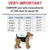 Small Dog Coat Hoodie Sweatshirt Pullover Sport Jumper Size Chart - FunnyDogClothes