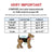 Small dog shirt size chart