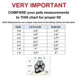 Pet WaterProof Rain Shoes Boots Socks Non-slip Rubber Small & Big Dog Size Chart - FunnyDogClothes
